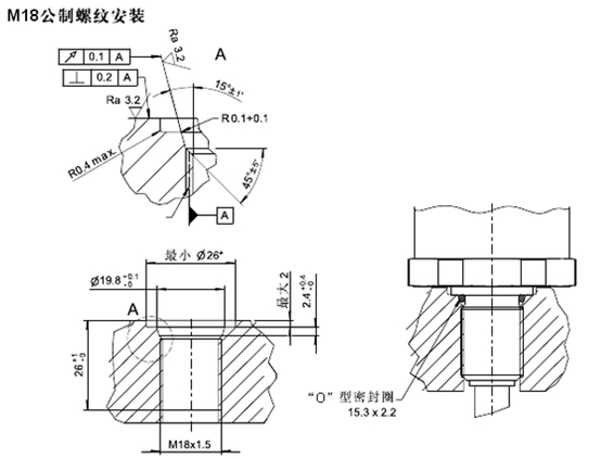 磁致伸縮位移傳感器缸蓋加工
