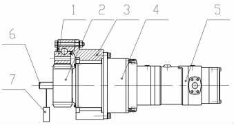 帶拉繩位移傳感器的管片安裝機(jī)旋轉(zhuǎn)限位裝置