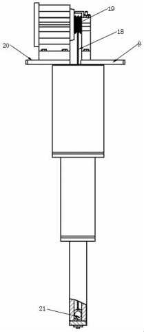 帶拉繩位移傳感器的長行程多級(jí)升降裝置